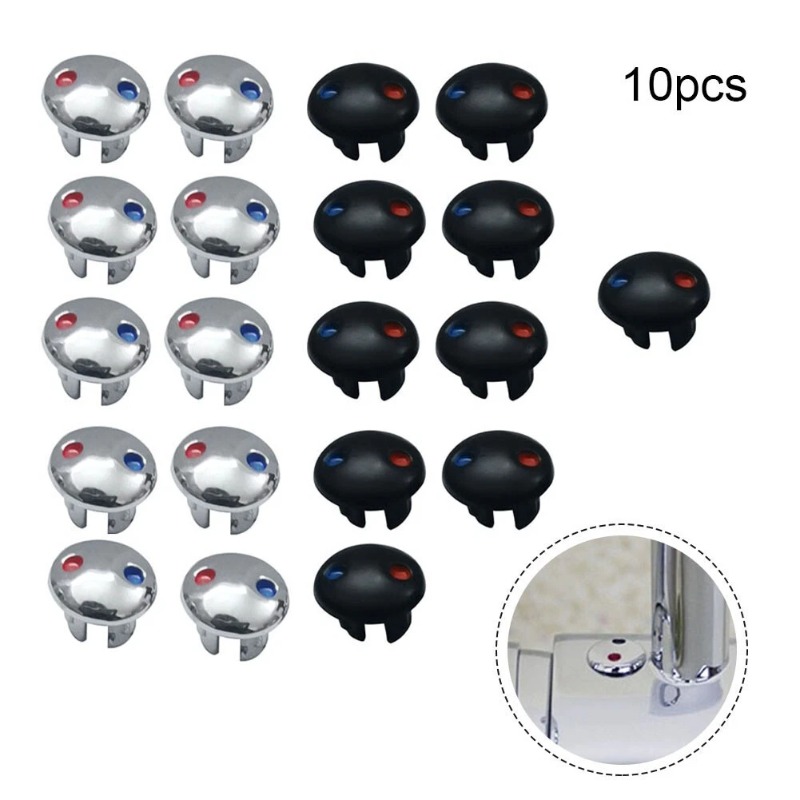 Home Kitchen Bathroom Marketing - 10/20pcs Faucet Hot Cold Water Sign