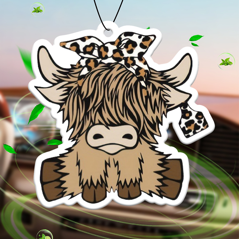 Home Bathroom Freshener - Cartoon Highland Cow Hilton (Hotel Scent)