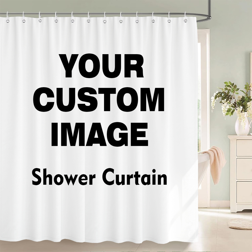 Shower Curtain Liner - Custom Shower Curtain Bathroom Waterproof Curtains