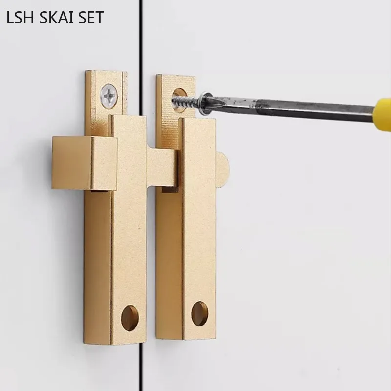 1Pc Aluminium Alloy Door Latch - Home Hardware Bathroom Cabinets บทวิจารณ์และราคา