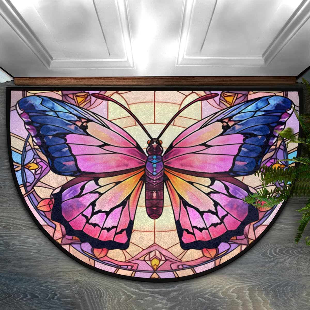 VIKAMA Half Round Door Rug But - Home Bathroom Floor Mats บทวิจารณ์และราคา
