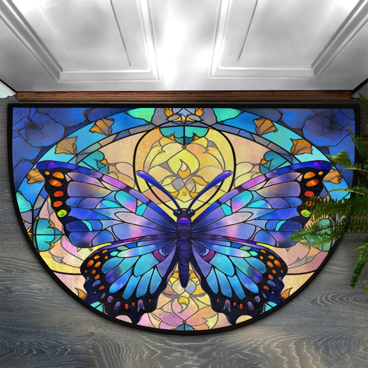 VIKAMA Half Round Door Rug But - Home Bathroom Floor Mats บทวิจารณ์และราคา