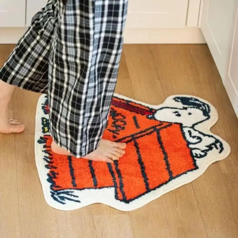 Cute Cartoon Snoopy House Shap - Home Bathroom Floor Mats บทวิจารณ์และราคา