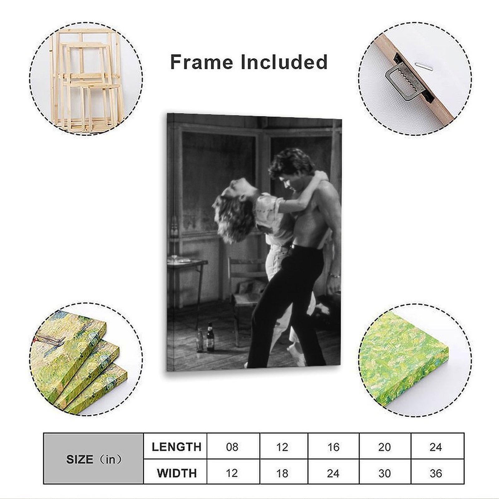 Dirty Dancing Movie Scene Post - Home Movie Bathroom Scene บทวิจารณ์และราคา