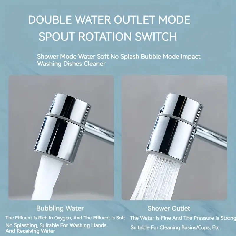 1pc 1080° Swivel Stainless Ste - Home Kitchen Bathroom Marketing บทวิจารณ์และราคา
