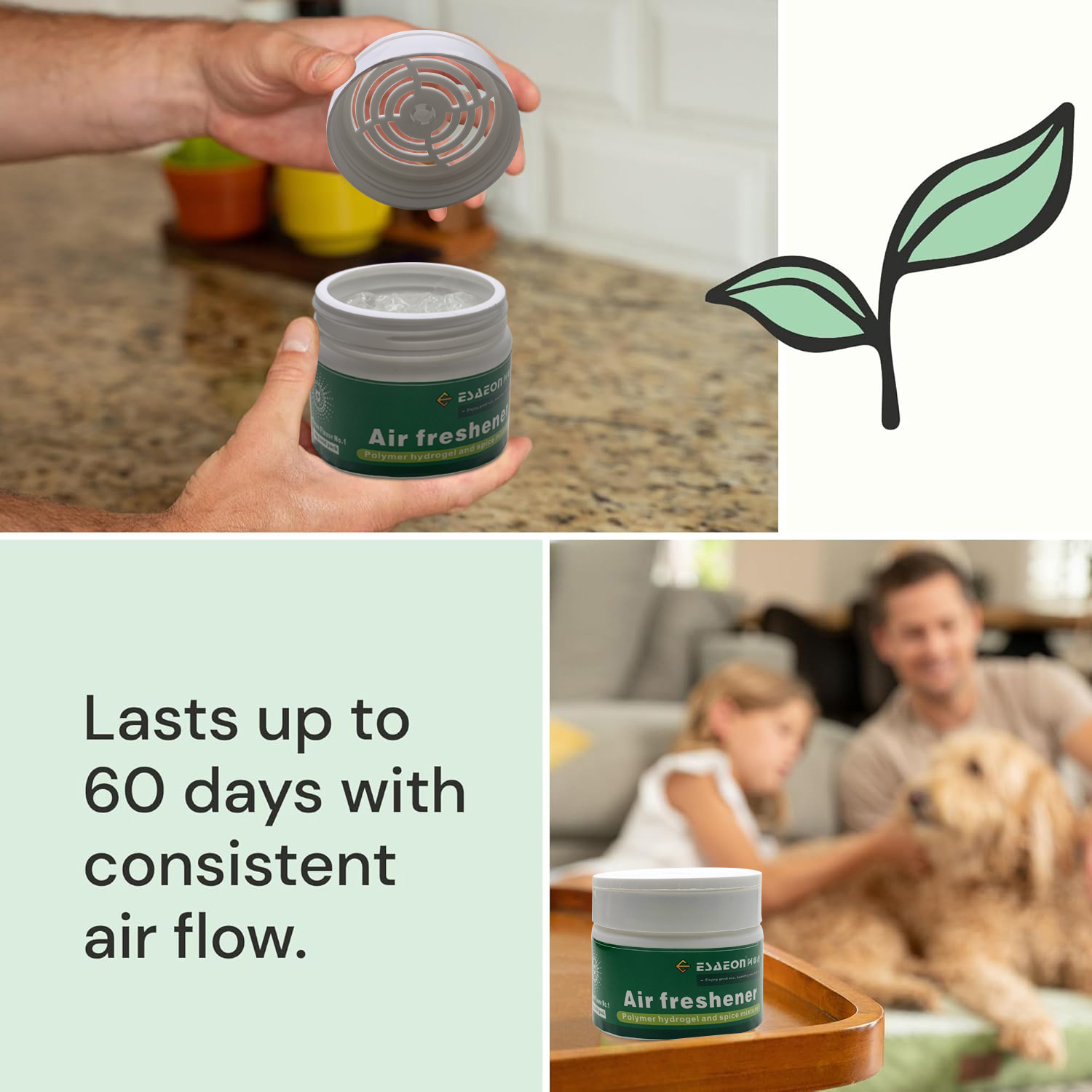 Solid Perfume Air Freshener Fo - Home Bathroom Freshener บทวิจารณ์และราคา