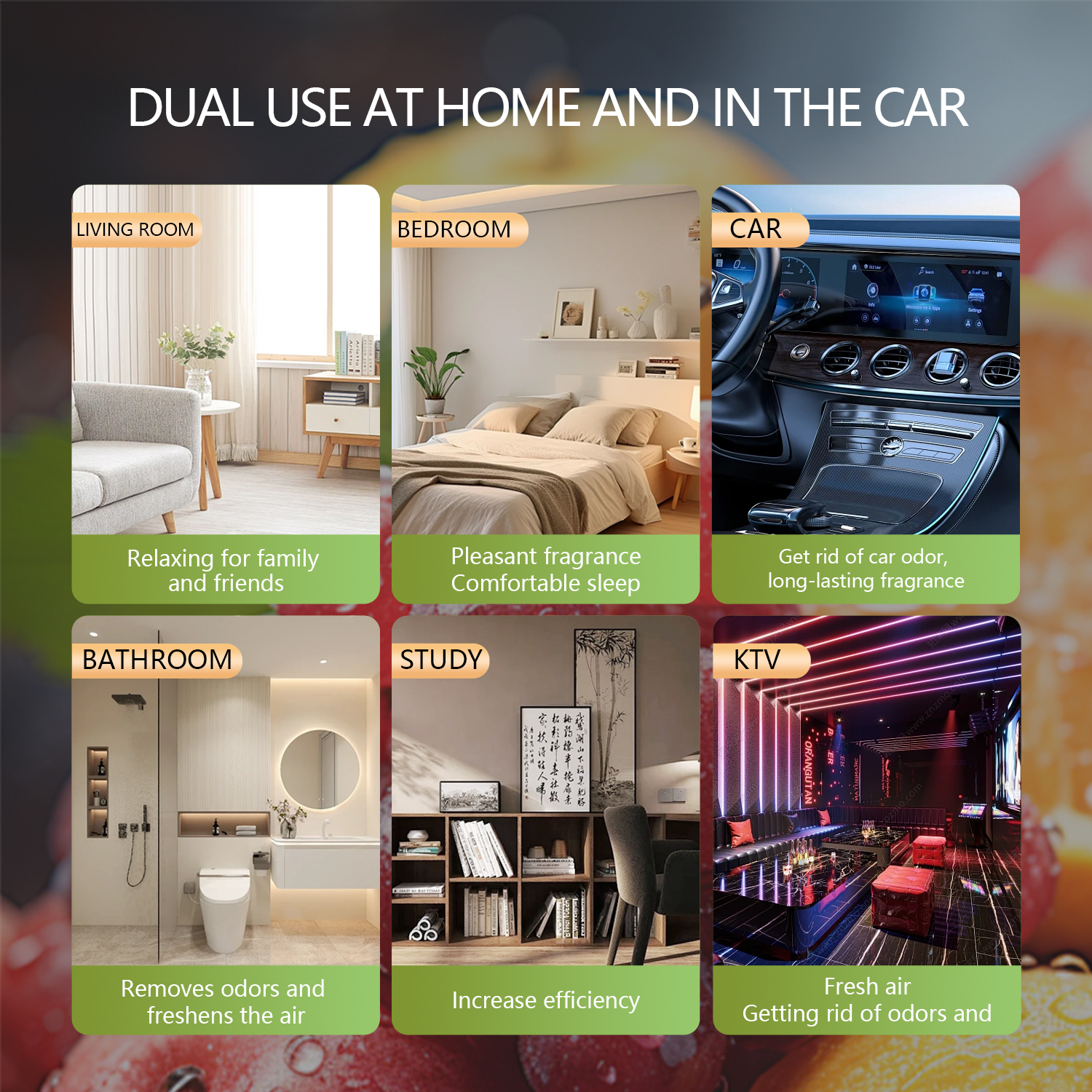 Causone Solid Air Freshener Mu - Home Bathroom Freshener บทวิจารณ์และราคา