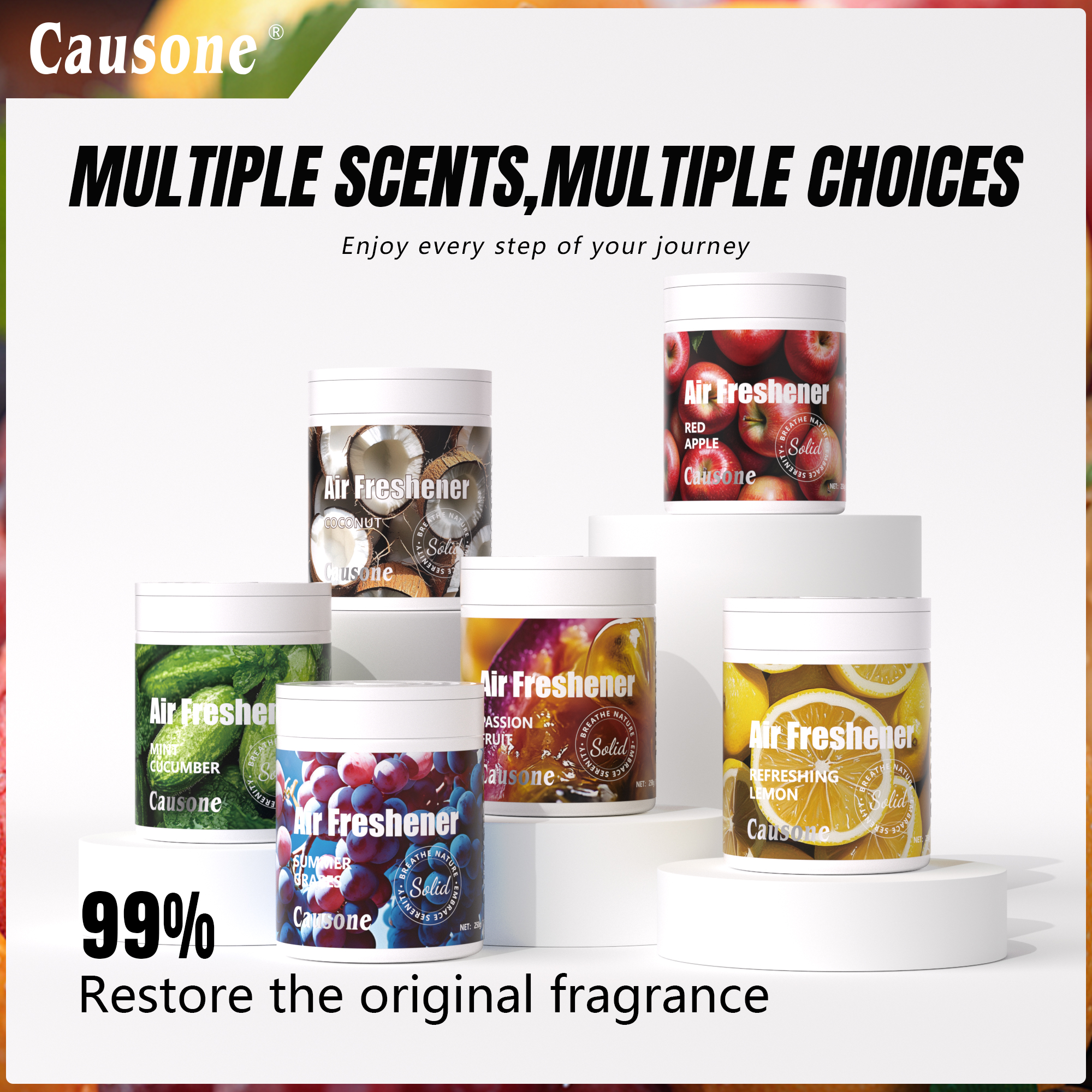 Causone Solid Air Freshener Mu - Home Bathroom Freshener บทวิจารณ์และราคา