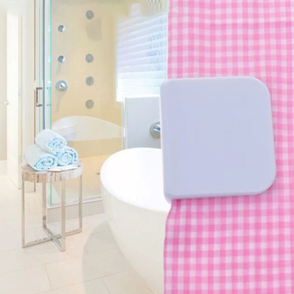 6Pcs Adhesive Shower Curtain C - Shower Curtain Liner บทวิจารณ์และราคา