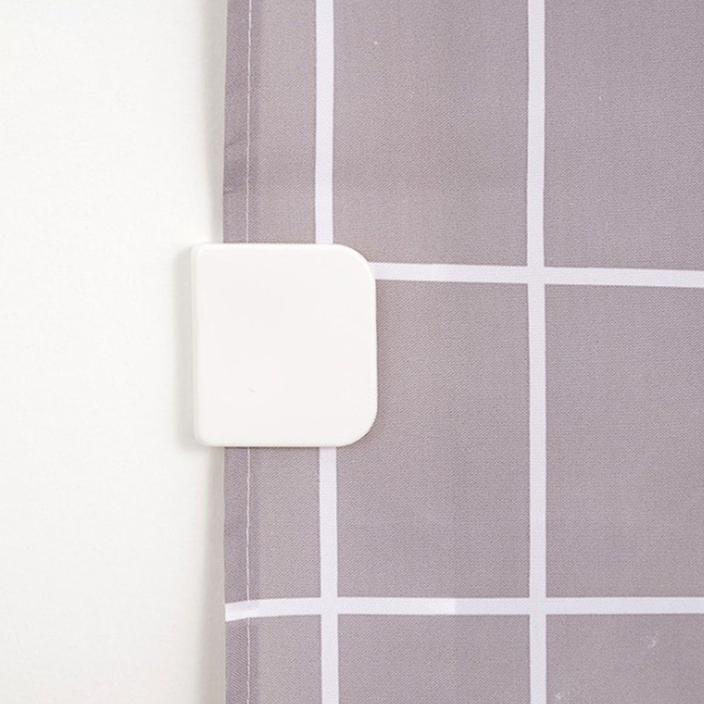 6Pcs Adhesive Shower Curtain C - Shower Curtain Liner บทวิจารณ์และราคา