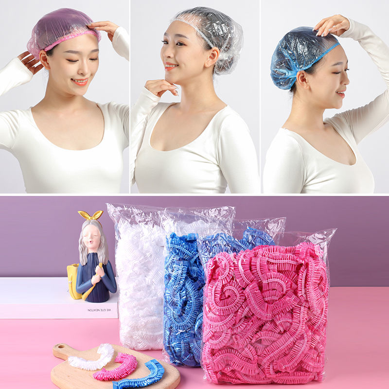 50Pcs Disposable Shower Cap Co - Home Bathroom With Sauna บทวิจารณ์และราคา