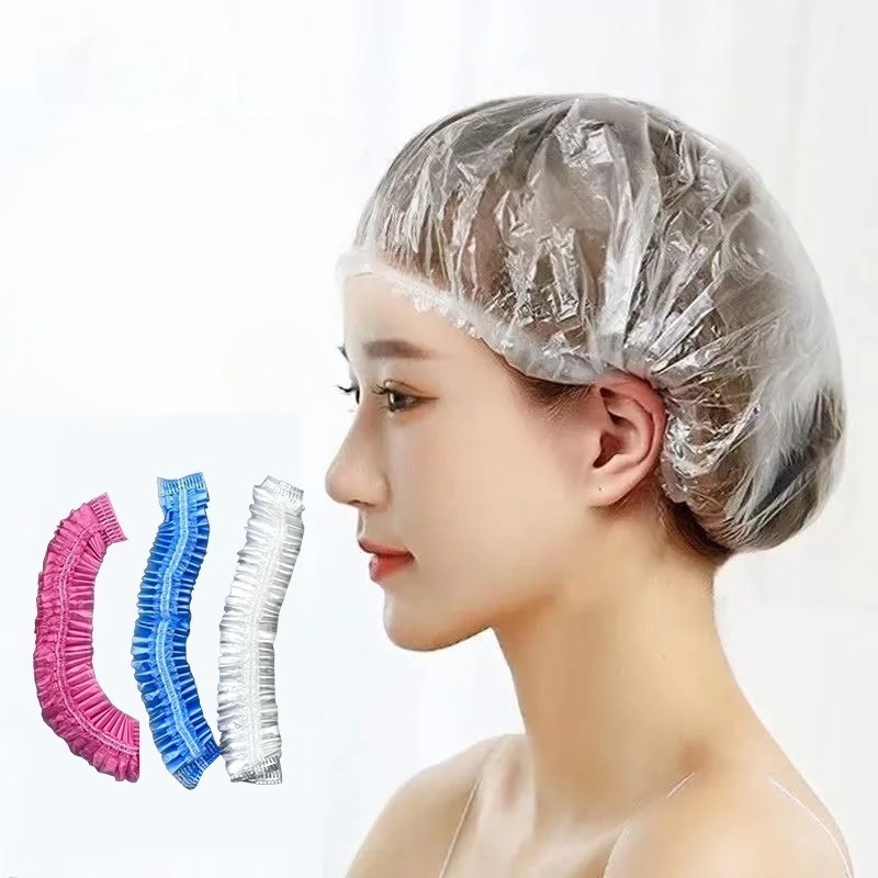 50Pcs Disposable Shower Cap Co - Home Bathroom With Sauna บทวิจารณ์และราคา