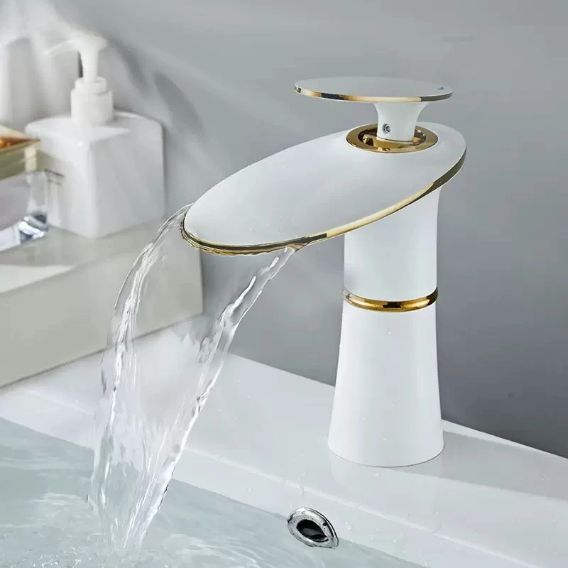 Waterfall Basin Faucet White G - Home Hardware Bathroom Faucets บทวิจารณ์และราคา