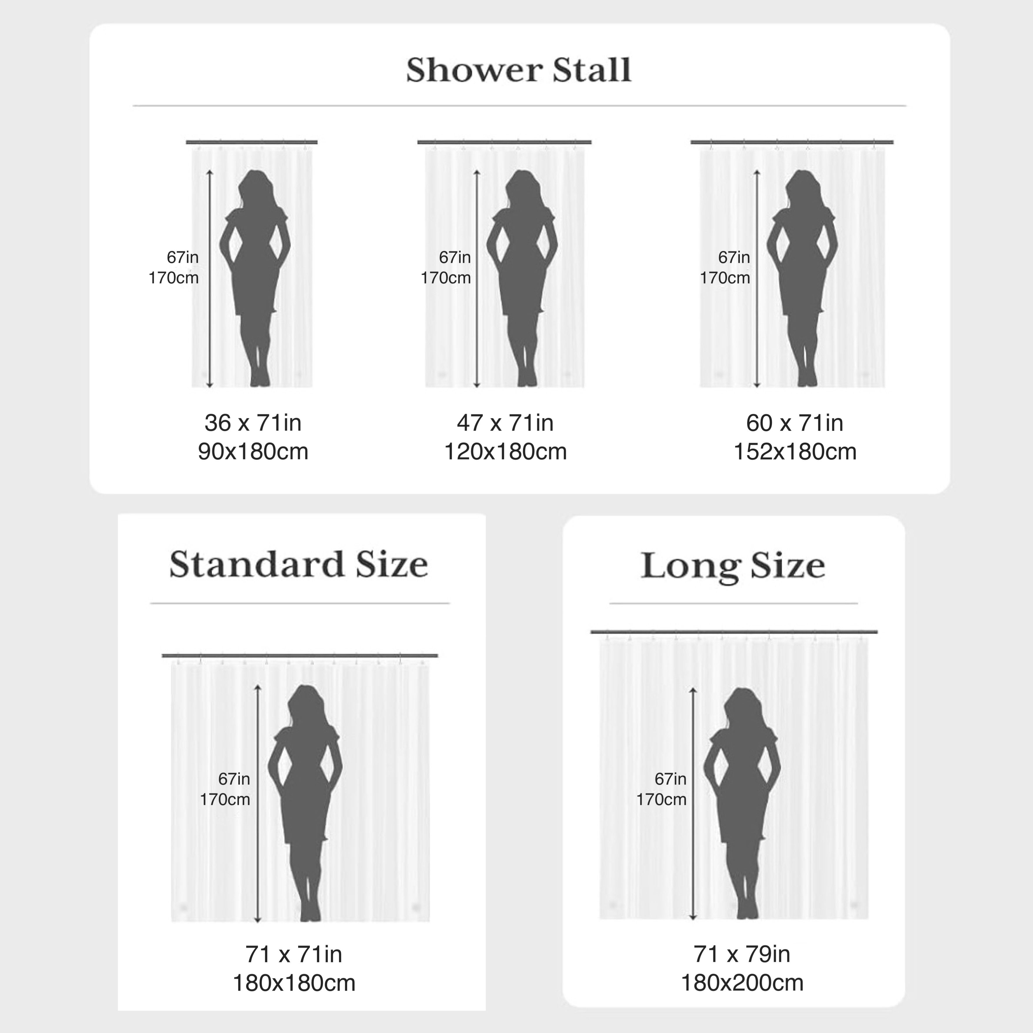1Pc Gray Crystal Shower Curtai - Shower Curtain Liner บทวิจารณ์และราคา