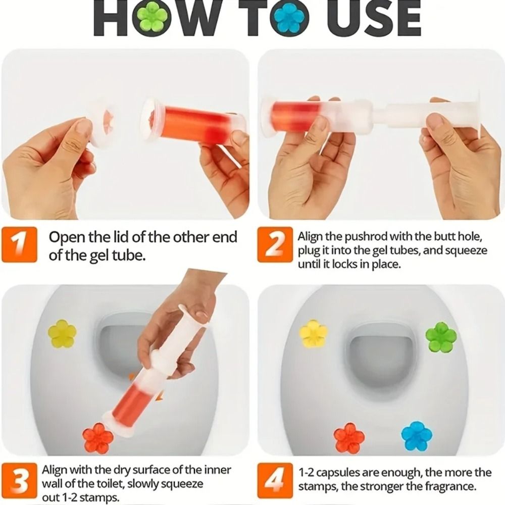 2024 Aroma Flower Toilet Clean - Home Bathroom Freshener บทวิจารณ์และราคา