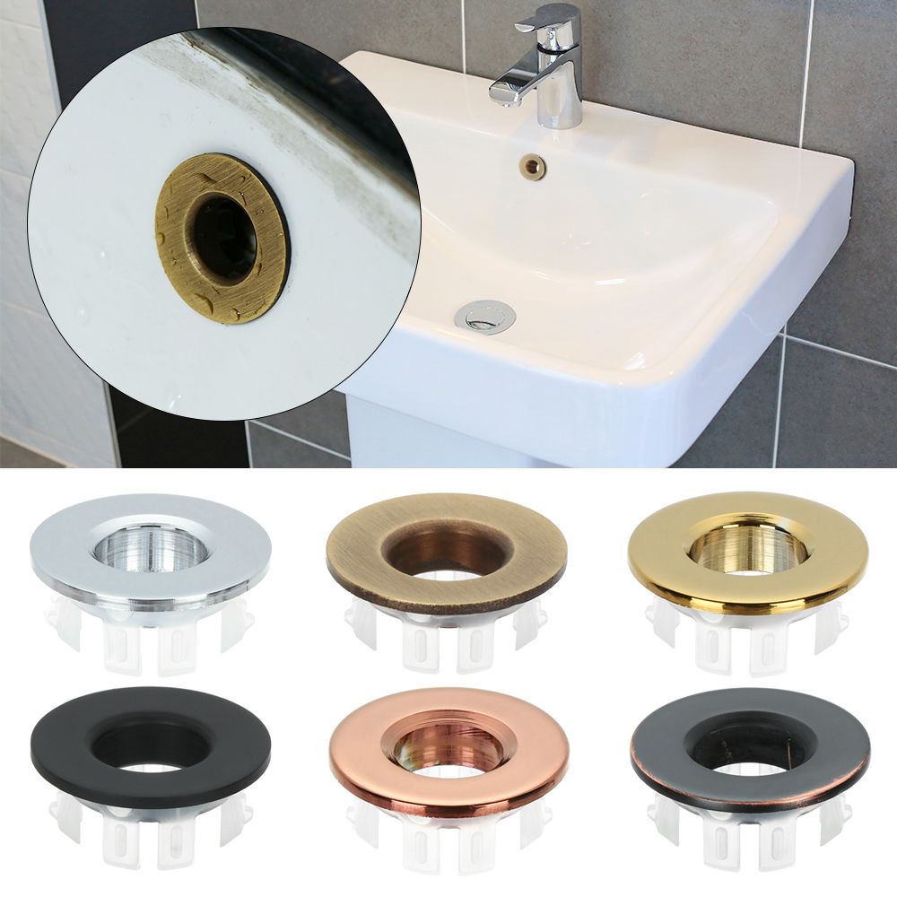 Round Hole Overflow Cover For  - Home Kitchen Bathroom Marketing บทวิจารณ์และราคา