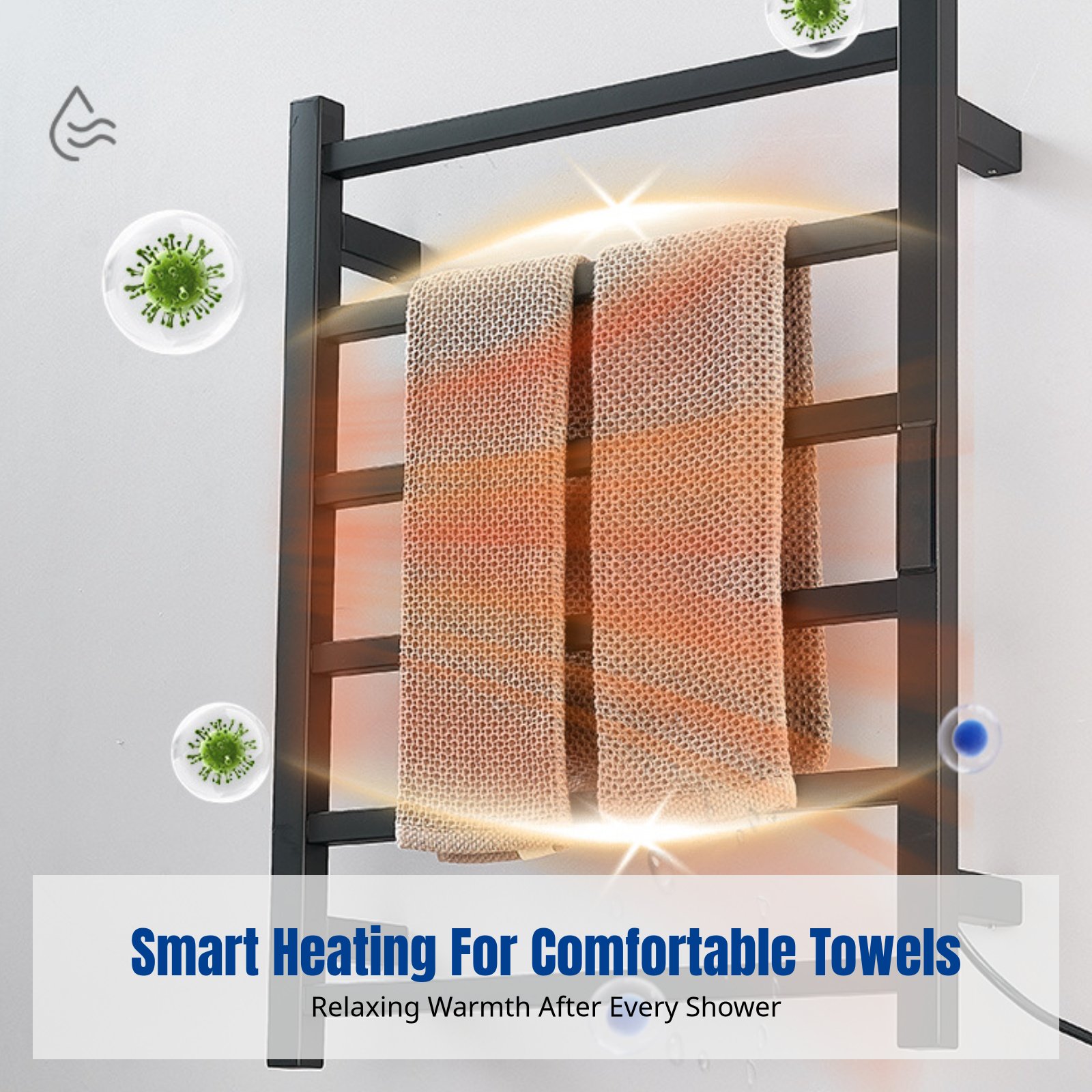 Smart Electric Towel Rack, Hea - Home In Bathroom บทวิจารณ์และราคา