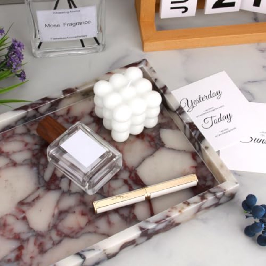 Marble Bathroom Vanity Tray, N - Home In Bathroom บทวิจารณ์และราคา