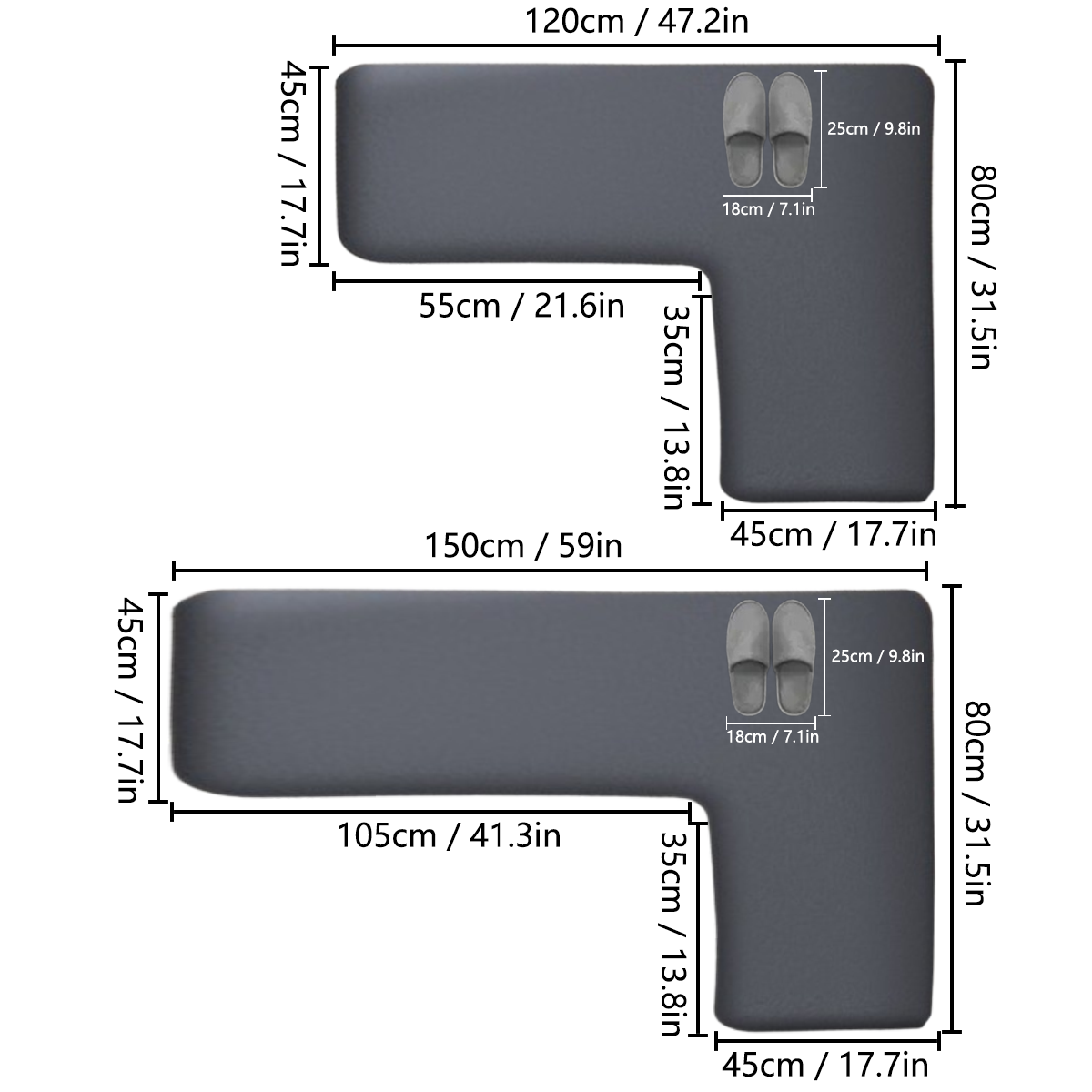 Simple thickened corner floor  - Home Bathroom Floor Mats บทวิจารณ์และราคา