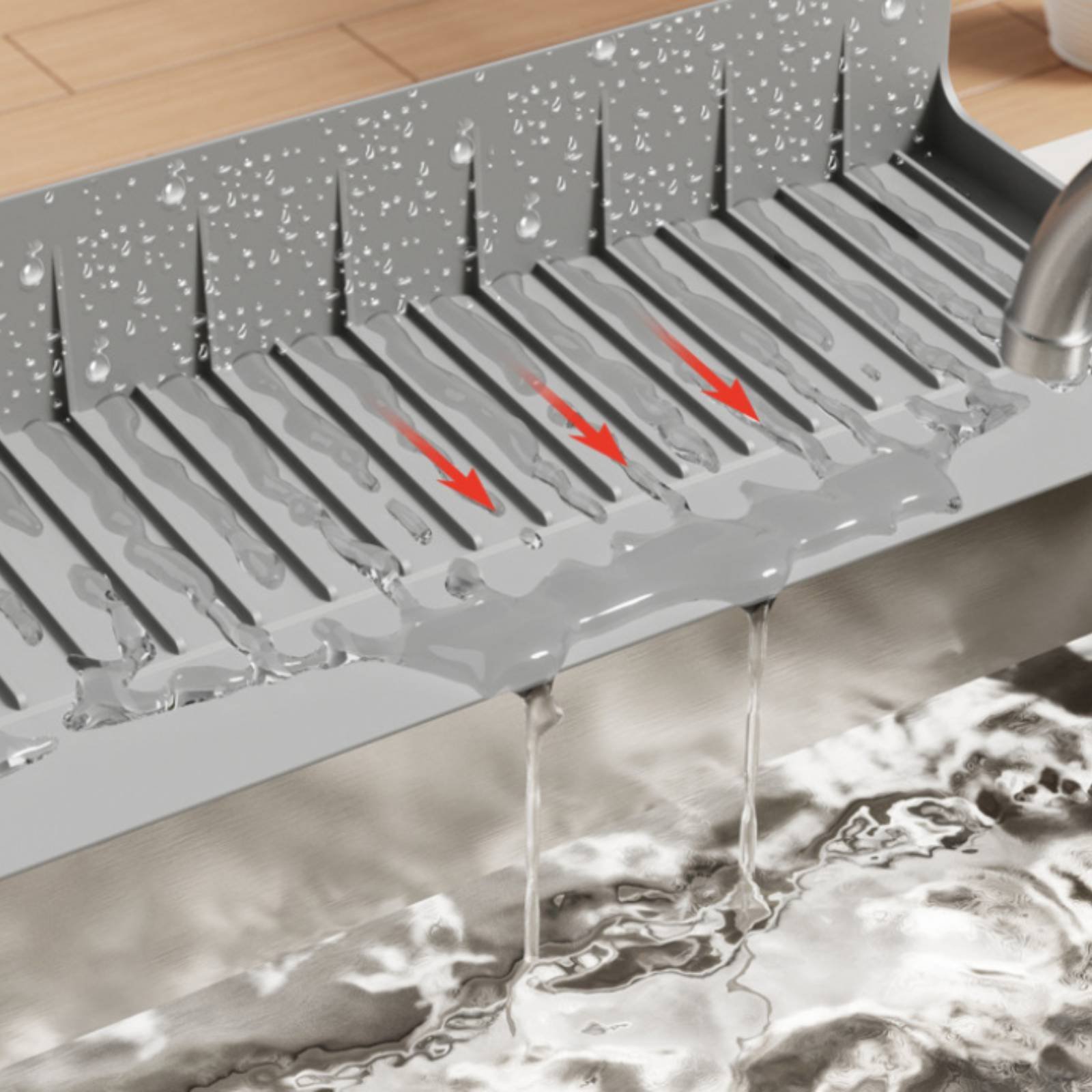 Silicone Sink Splash Guard Wat - Home In Bathroom บทวิจารณ์และราคา