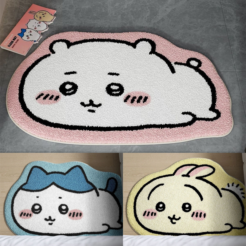 Chiikawa Cartoon Rug Anime Hac - Home Bathroom Floor Mats บทวิจารณ์และราคา