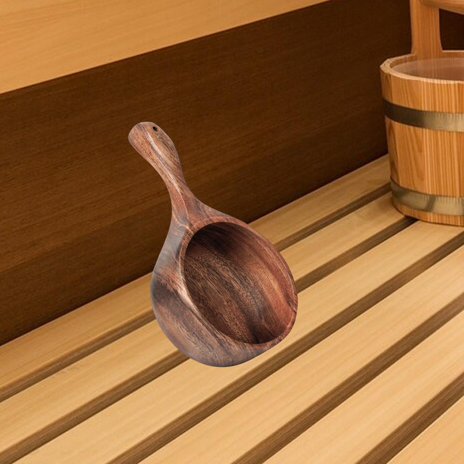 Wooden Sauna Ladle,Household U - Home Bathroom With Sauna บทวิจารณ์และราคา