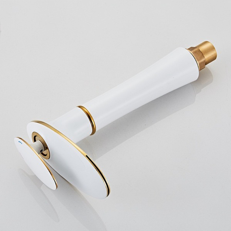 White/Black Gold Waterfall Bas - Home Hardware Bathroom Faucets บทวิจารณ์และราคา