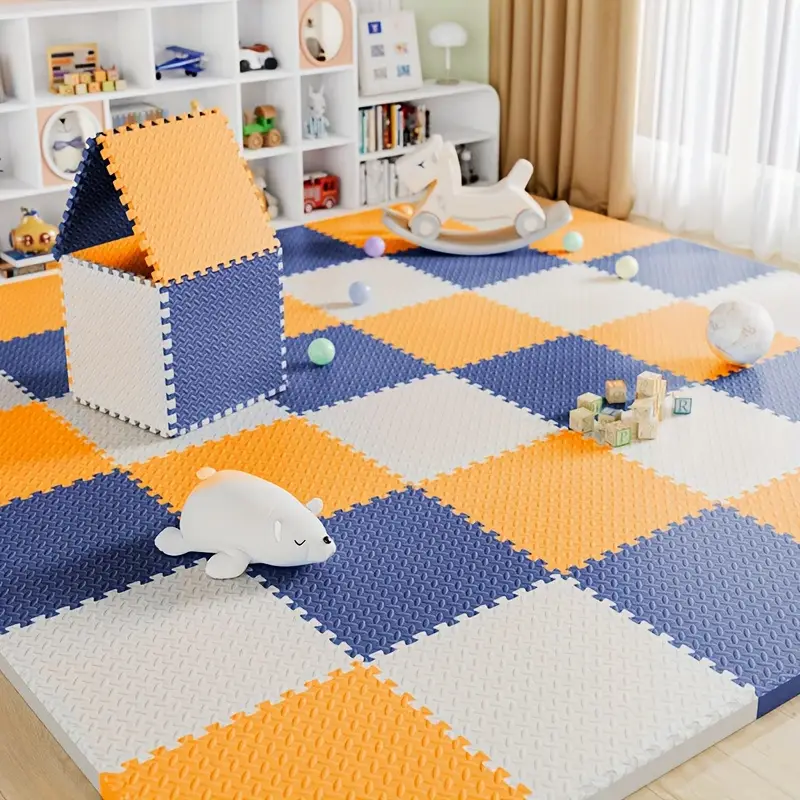 6/12 Pcs Children's Foam Floor - Home Bathroom Floor Mats บทวิจารณ์และราคา