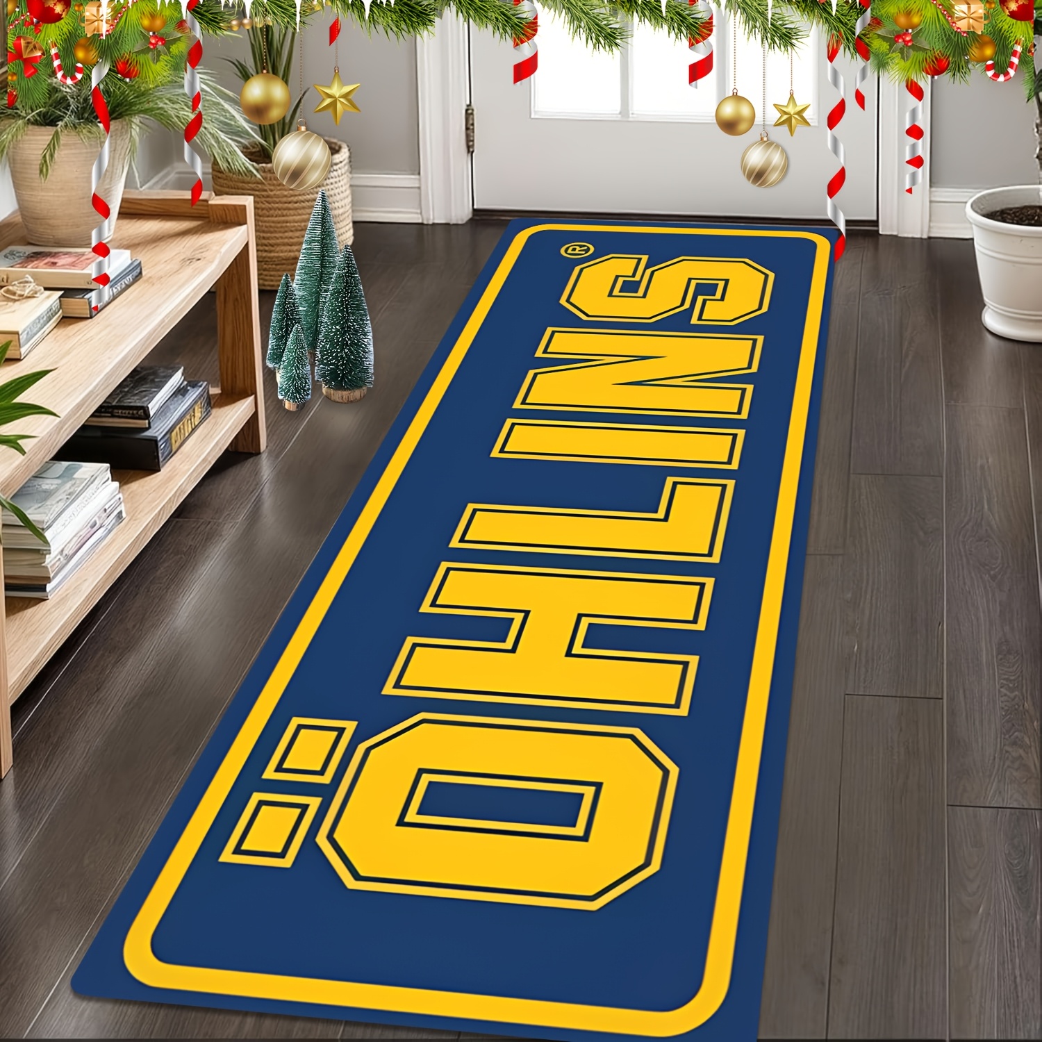 VIKAMA Blue Racing Theme Produ - Home Bathroom Floor Mats บทวิจารณ์และราคา