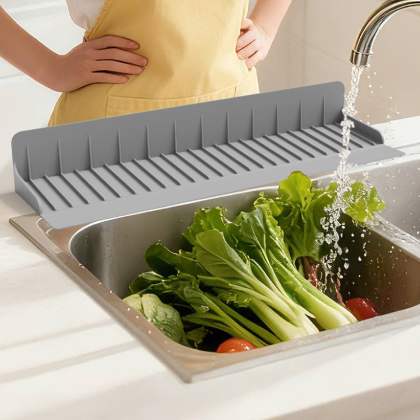 Silicone Sink Splash Guard Wat - Home In Bathroom บทวิจารณ์และราคา