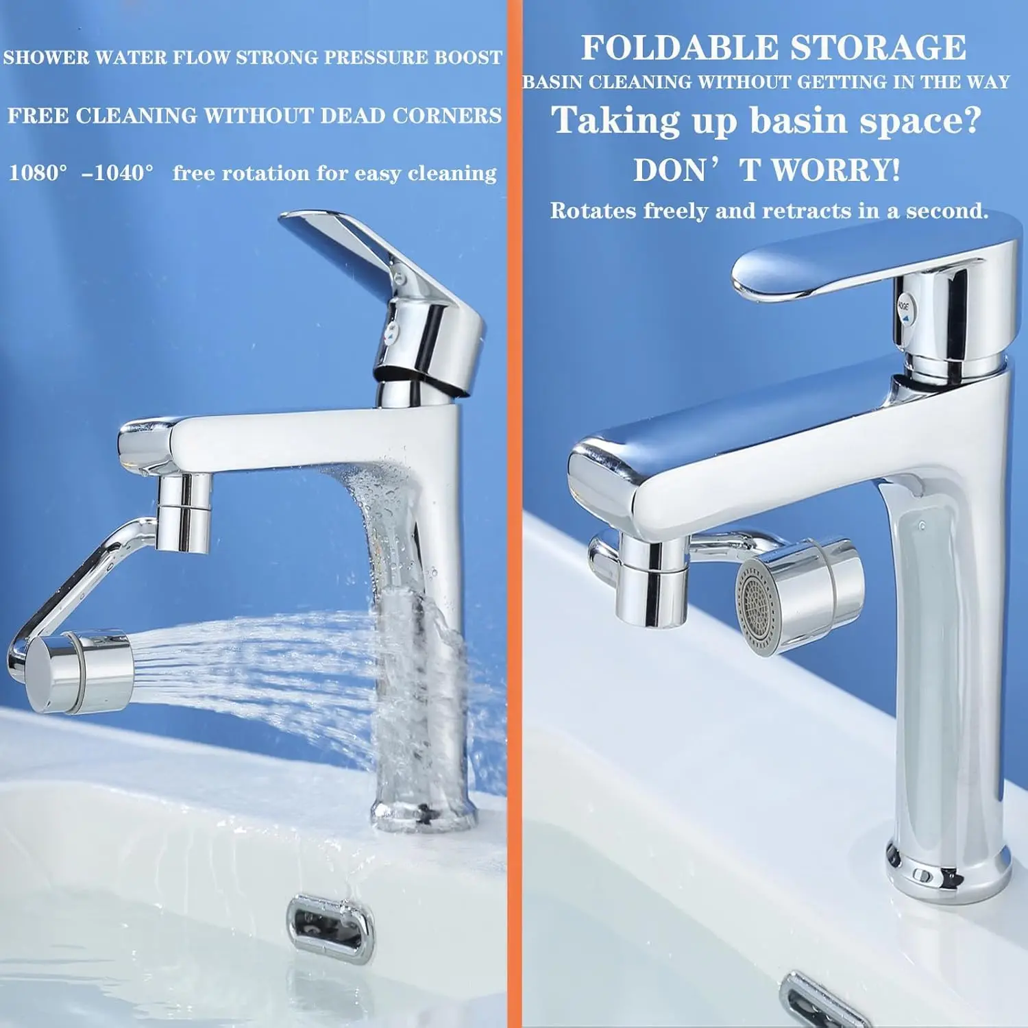 2/1Pcs 1080 Degree Swivel Stai - Home Kitchen Bathroom Marketing บทวิจารณ์และราคา