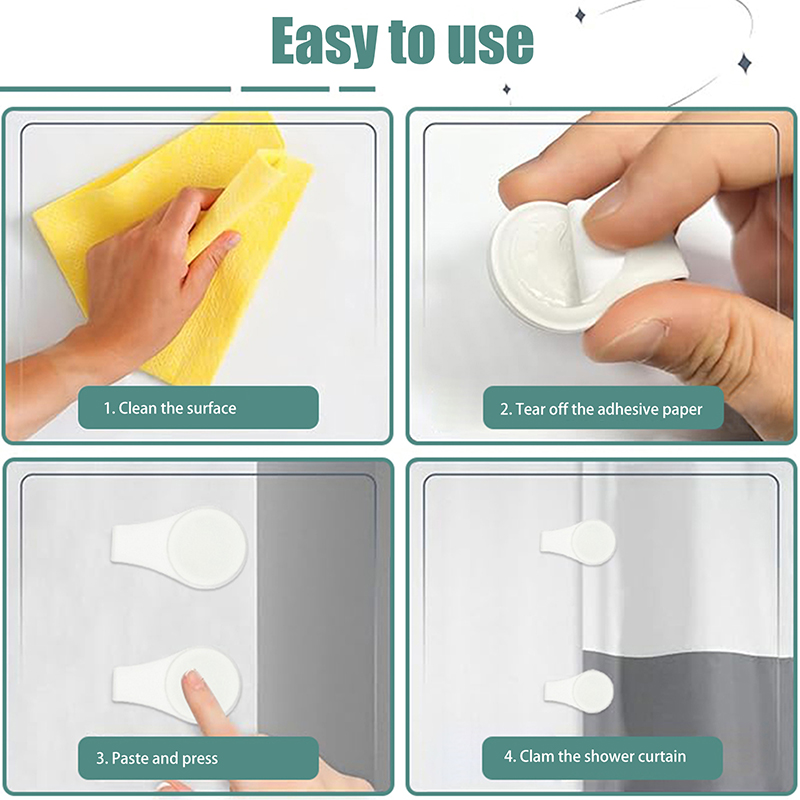 Magnetic Silicone Shower Curta - Shower Curtain Liner บทวิจารณ์และราคา