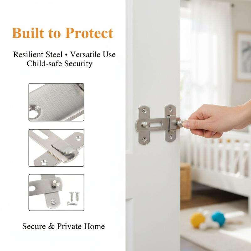 Thick Stainless Steel Door Lat - Home Hardware Bathroom Cabinets บทวิจารณ์และราคา