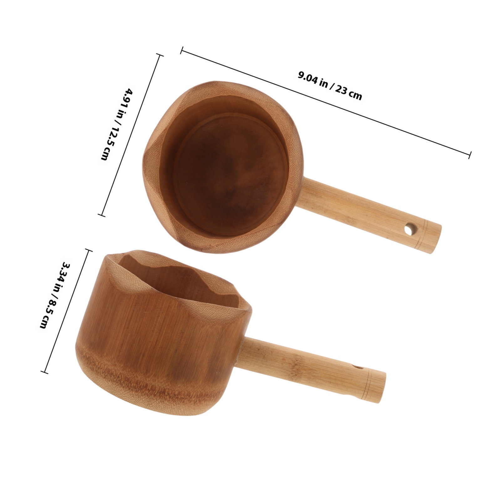 Bamboo Water Ladle Long Handle - Home Bathroom With Sauna บทวิจารณ์และราคา