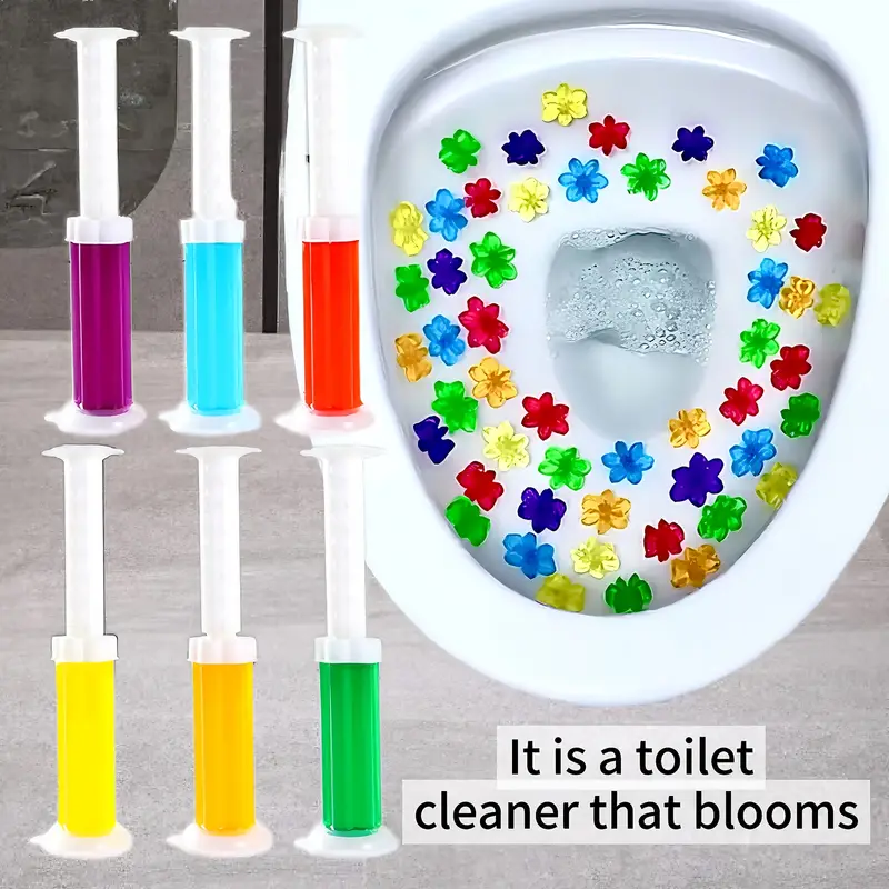 1/20pcs Flower Toilet Cleaner  - Home Bathroom Freshener บทวิจารณ์และราคา