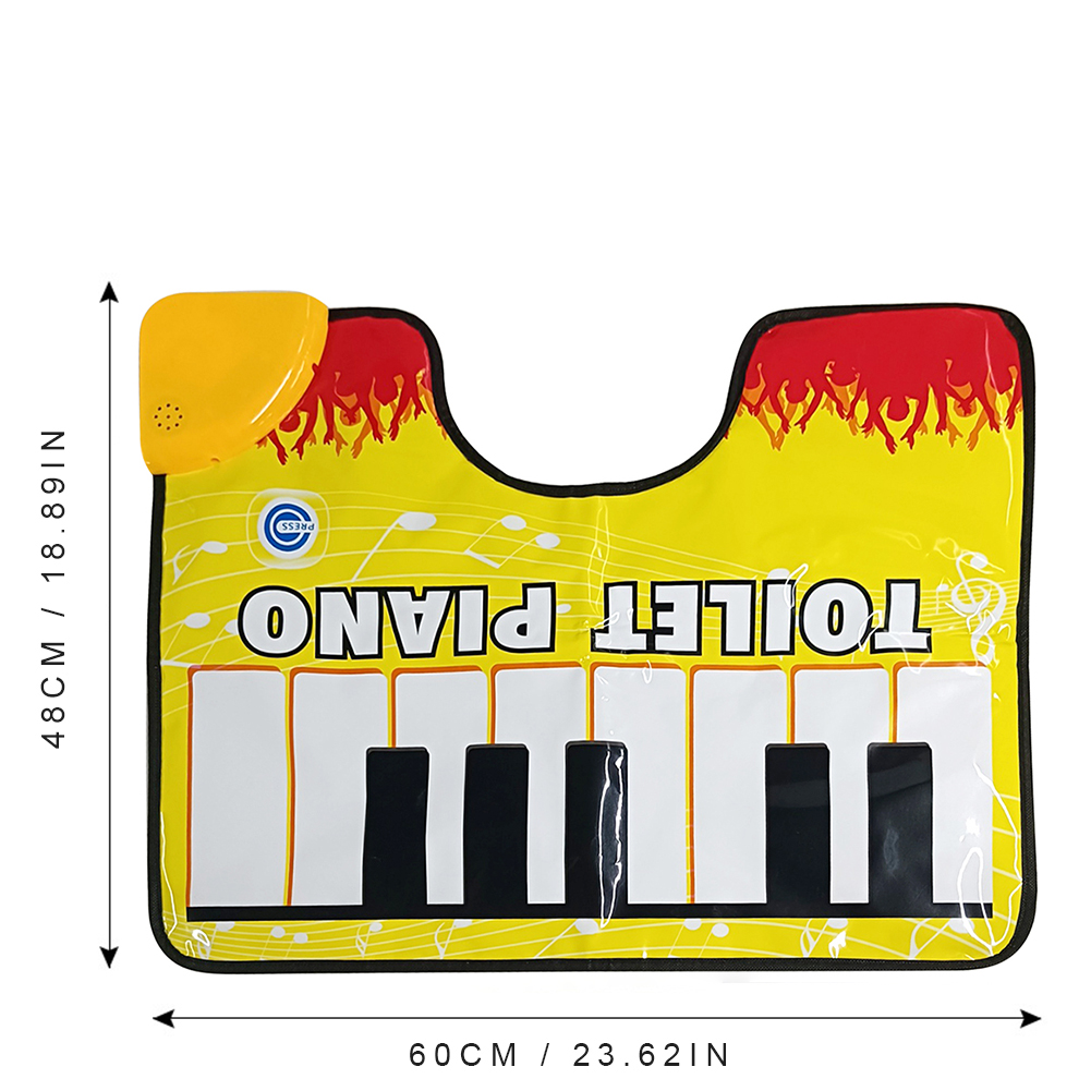 Toilet Piano Mat Novelty Potty - Home Bathroom Floor Mats บทวิจารณ์และราคา
