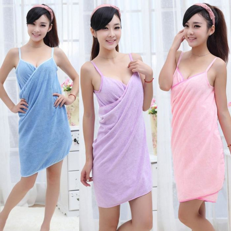 Women Wearable Robes Bath Towe - Home Bathroom With Sauna บทวิจารณ์และราคา