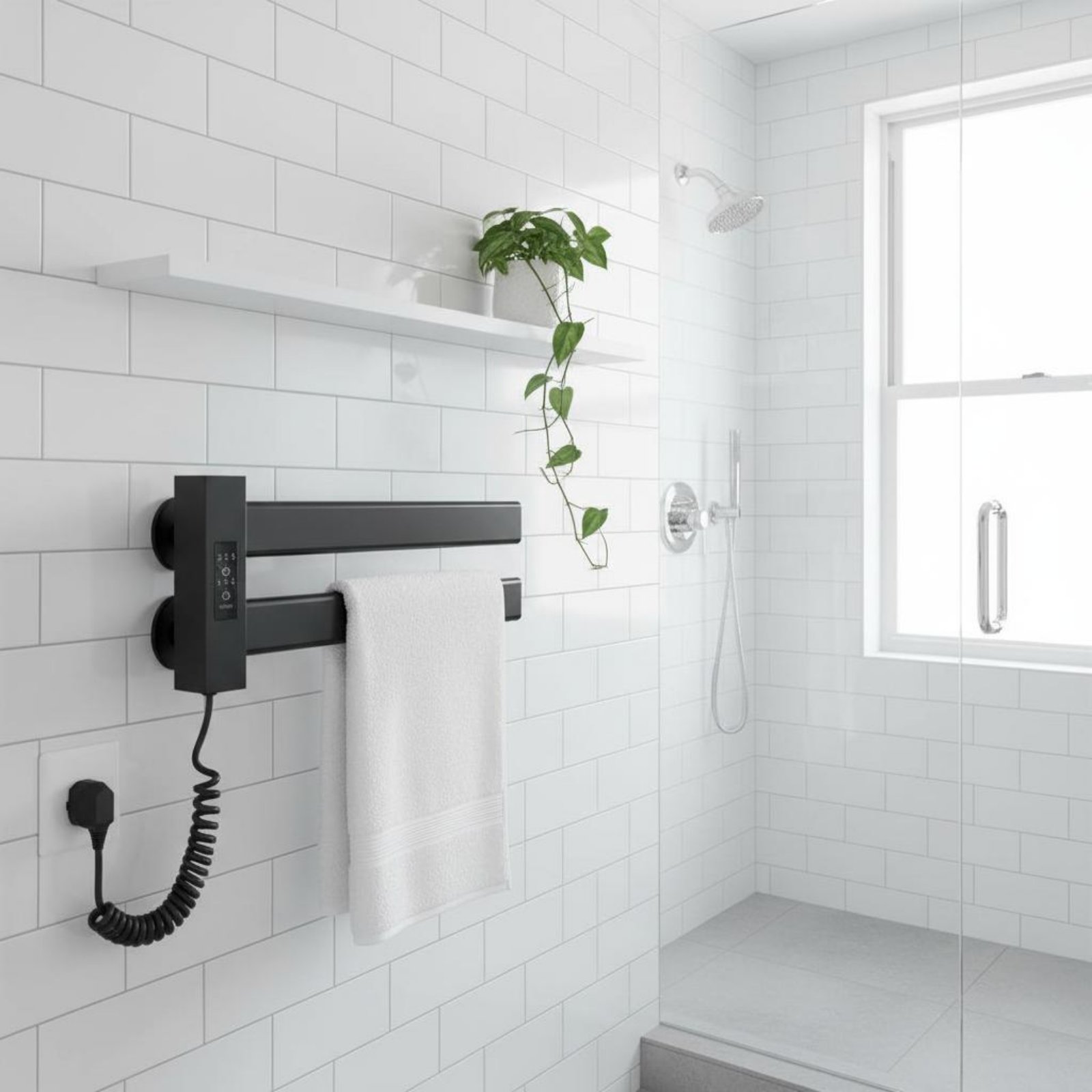 Smart Towel Heating Rack Quick - Home In Bathroom บทวิจารณ์และราคา