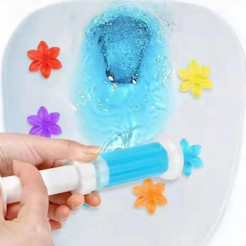 1/10x Flower Toilet Cleaner Ge - Home Bathroom Freshener บทวิจารณ์และราคา