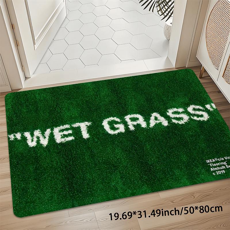 VIKAMA Light Luxury WET GRASS  - Home Bathroom Floor Mats บทวิจารณ์และราคา