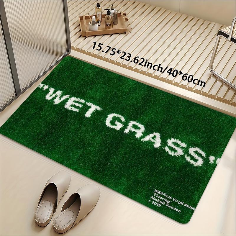 VIKAMA Light Luxury WET GRASS  - Home Bathroom Floor Mats บทวิจารณ์และราคา