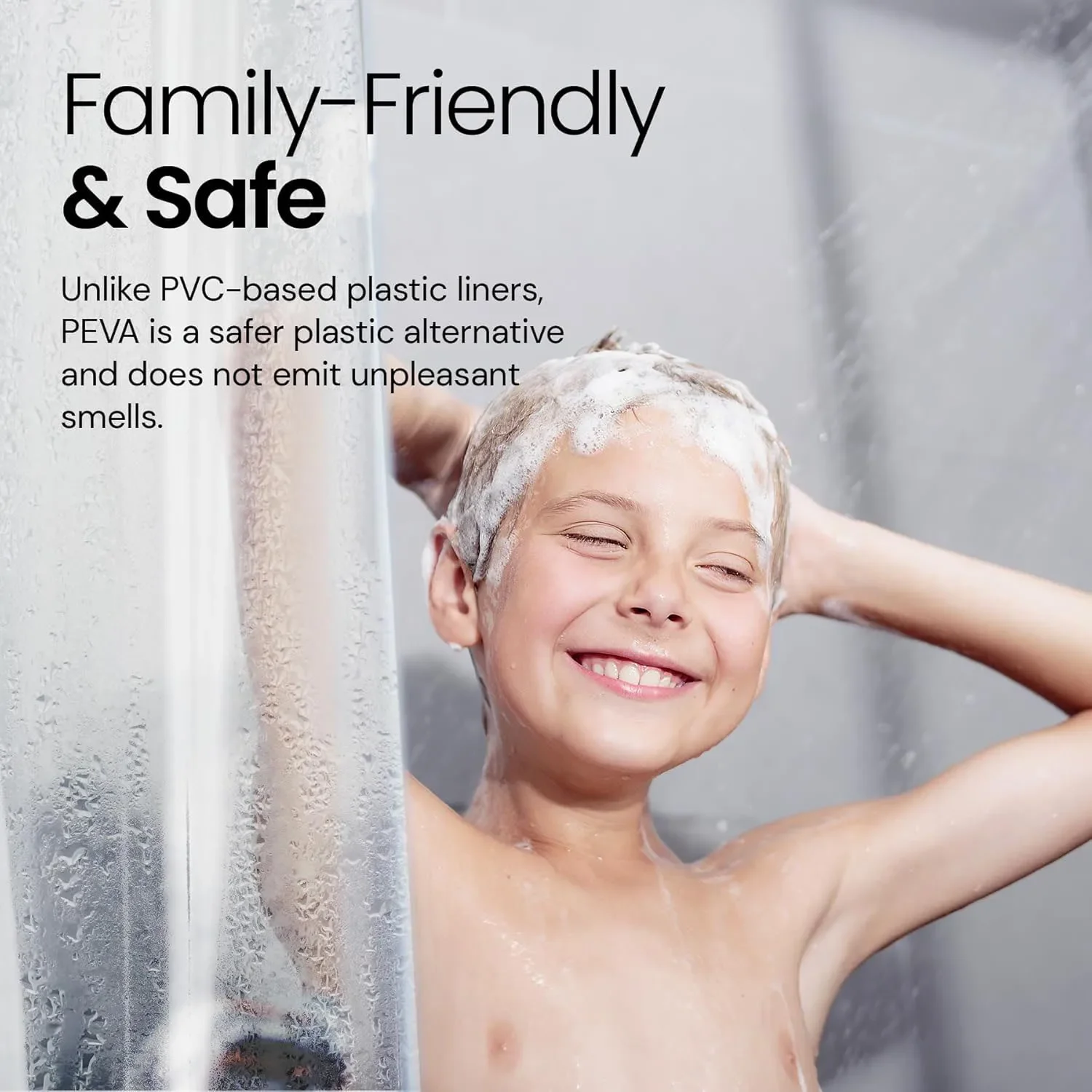 1PC Heavy Duty Clear Shower Cu - Shower Curtain Liner บทวิจารณ์และราคา