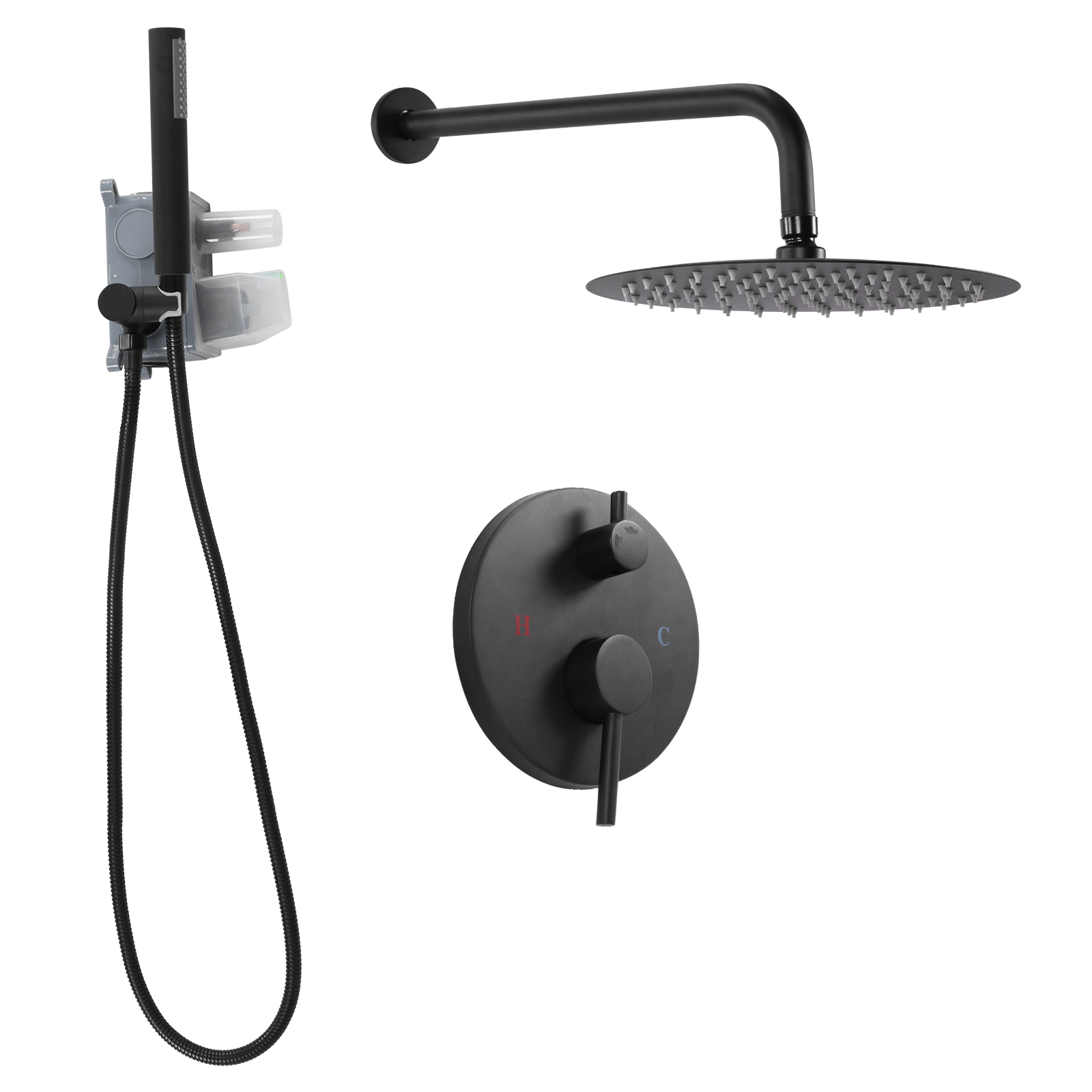 Ceiling Rainfall Shower Head S - Home In Bathroom บทวิจารณ์และราคา