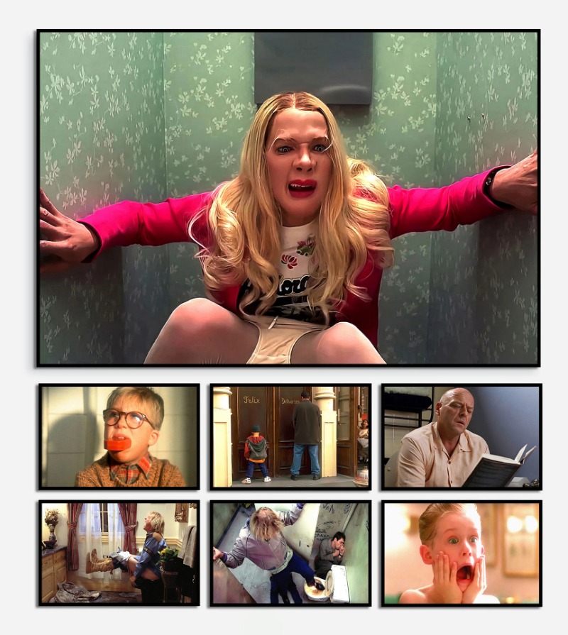 Movie Scenes Bathroom Funny Ar - Home Movie Bathroom Scene บทวิจารณ์และราคา