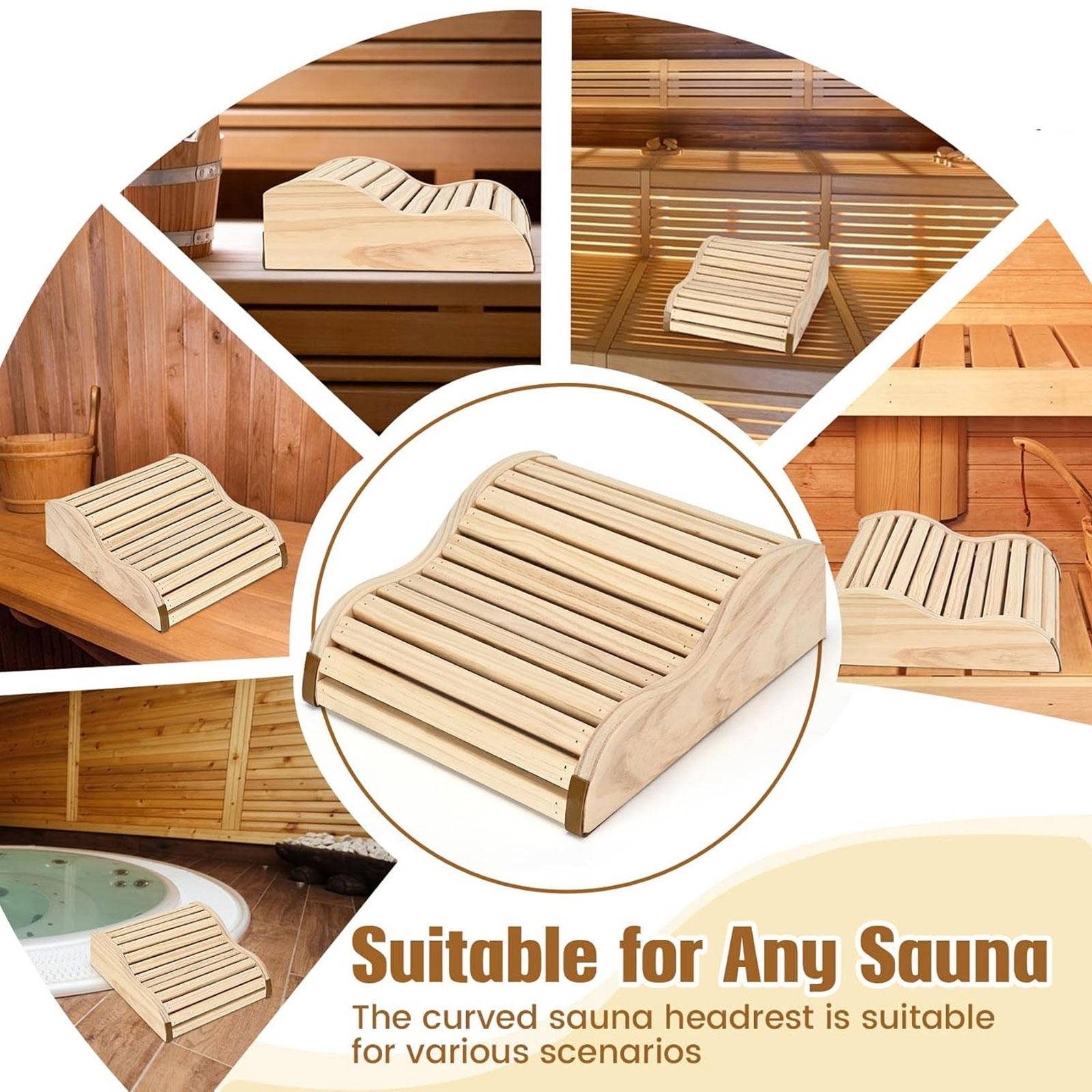 Sauna Headrest Ergonomic Suppl - Home Bathroom With Sauna บทวิจารณ์และราคา