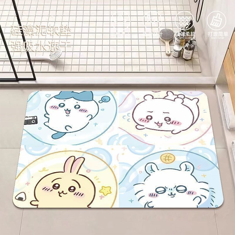 Anime Chiikawa Hachiware Usagi - Home Bathroom Floor Mats บทวิจารณ์และราคา