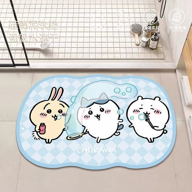 Anime Chiikawa Hachiware Usagi - Home Bathroom Floor Mats บทวิจารณ์และราคา