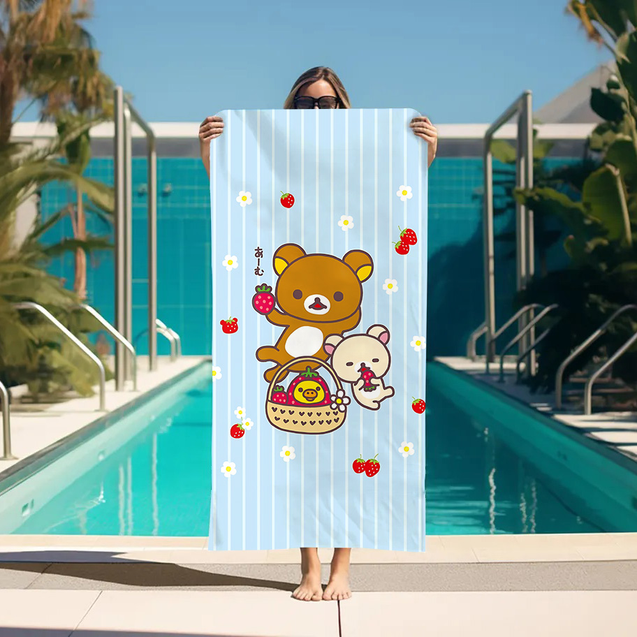Large Bath Towel Rilakkuma Bea - Home Bathroom With Sauna บทวิจารณ์และราคา