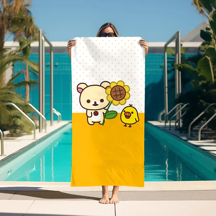 Large Bath Towel Rilakkuma Bea - Home Bathroom With Sauna บทวิจารณ์และราคา