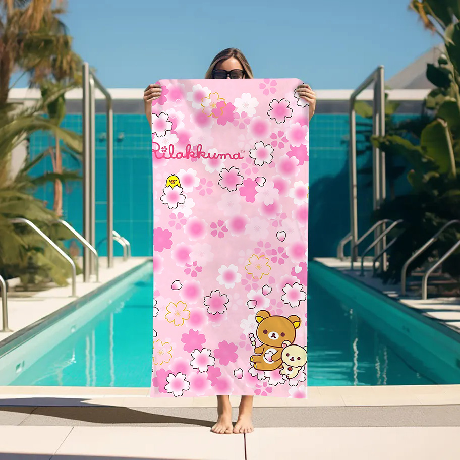Large Bath Towel Rilakkuma Bea - Home Bathroom With Sauna บทวิจารณ์และราคา